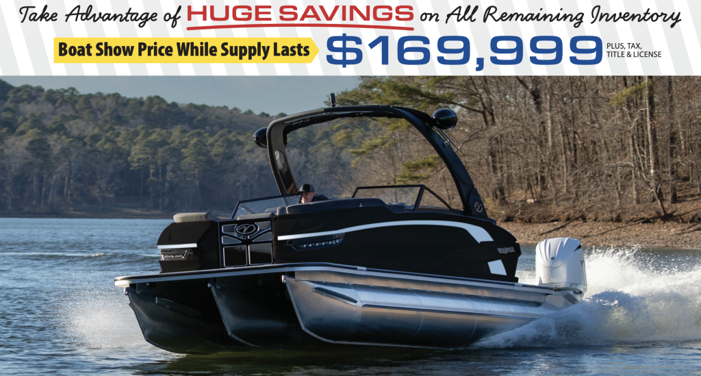 Veranda Dealer Demo V One Twin Engine Pontoon/Tritoon